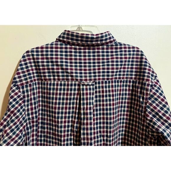 Haggar Men's Long Sleeve‎ Plaid Button Down Shirt Size XXL NWOT - Picture 7 of 8